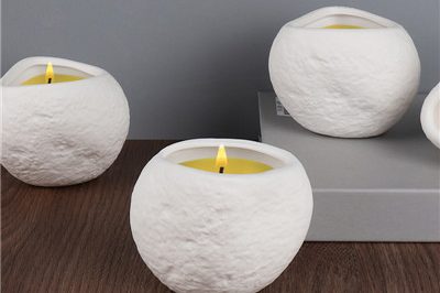 Ball design empty ceramic candle jars wholesale (4)