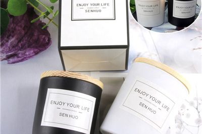 Empty matte candle glass container candle vessel (2)