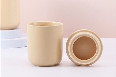 Wholesale ceramic nordic simple design candle vessels (5)