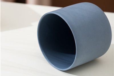 Cylinder decoration matte empty ceramic candle jar (5)