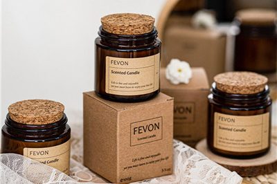 Hot sale ins style amber candle candle jars with corck lid (5)