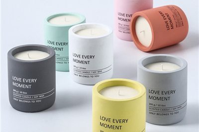 Hot saleing matte cylinder cement candle vessle (6)