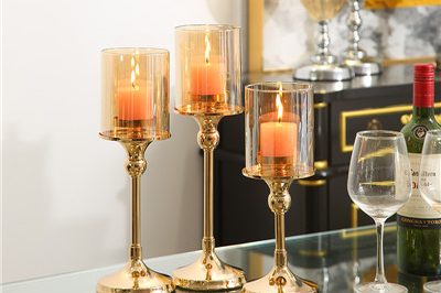 Korean glass candle jar for wedding decorations (5)