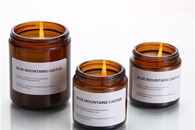 Samll amber glass candle containers wholesale (6)