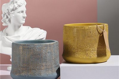 Unique cement candle stand holder containers (3)