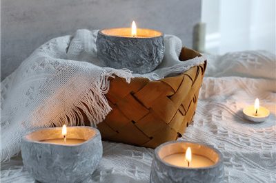 Wholesale nordic decorations cement candle jar (2)