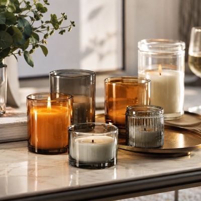 Glass Candle Containers Glass Candle Containers