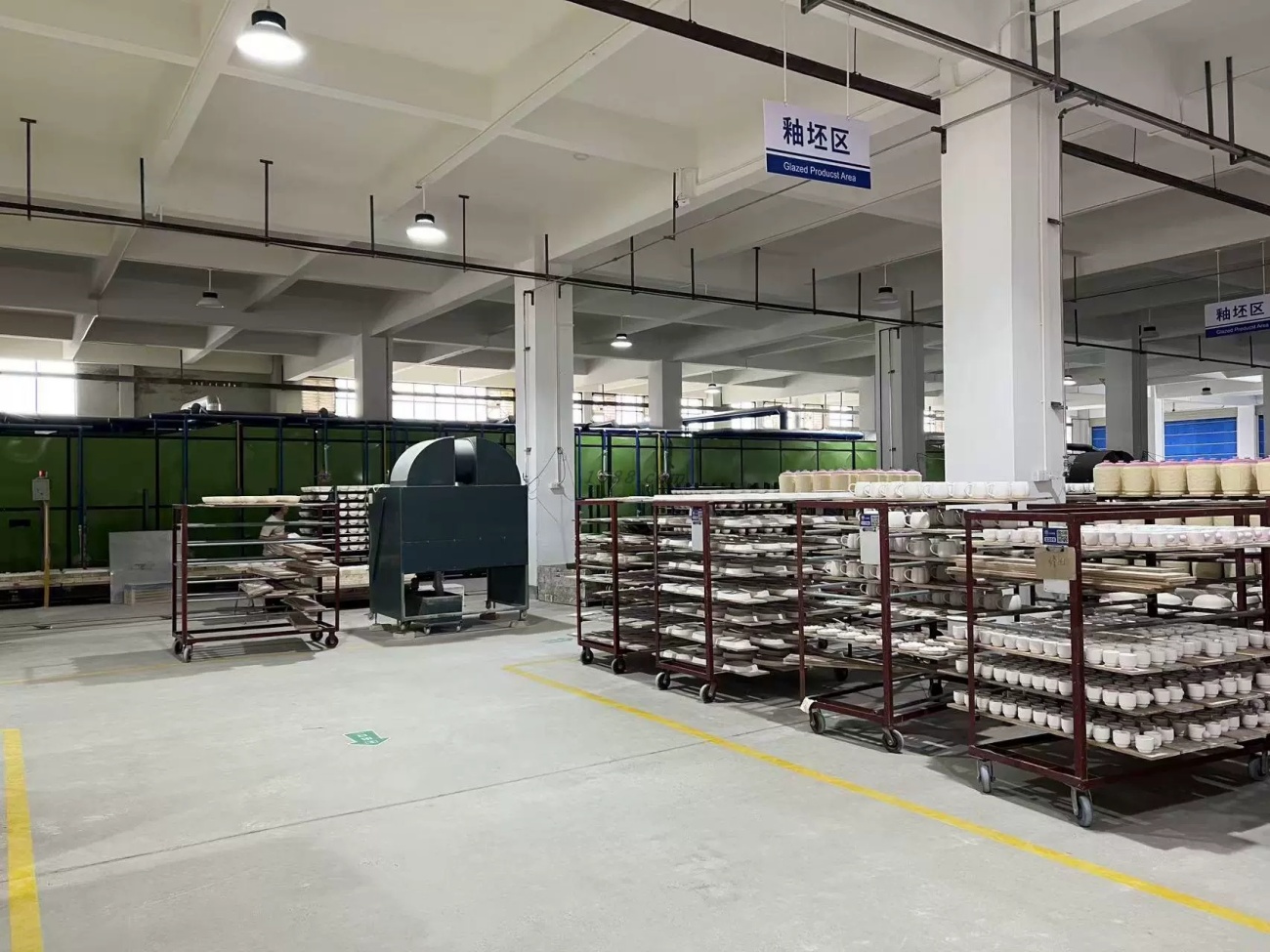 Glazed Ceramic Candle Containers Production Storage